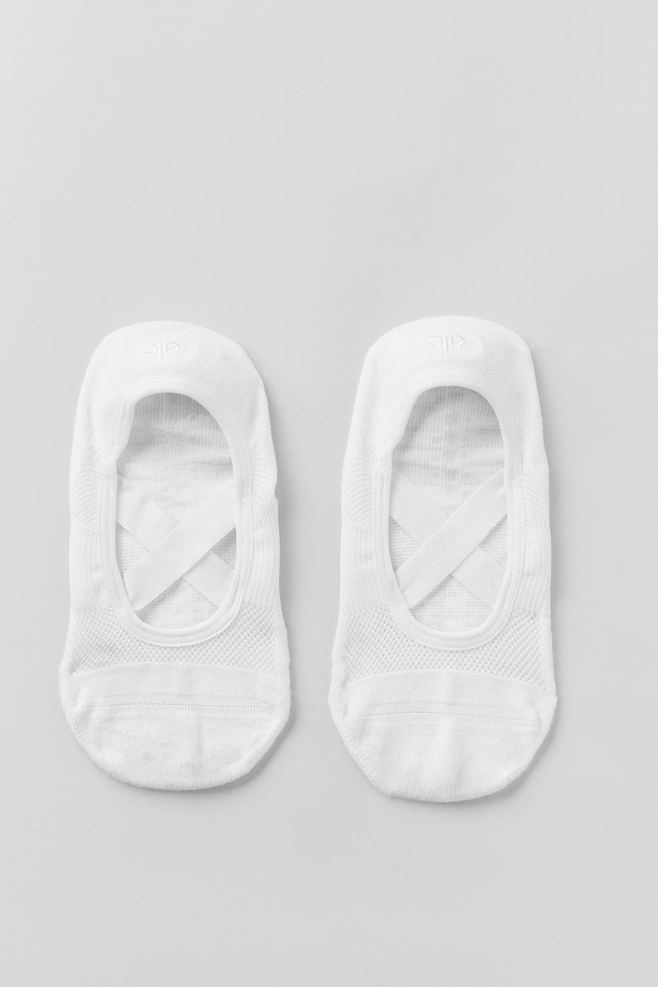 Women's Pivot Barre Sock - White--1