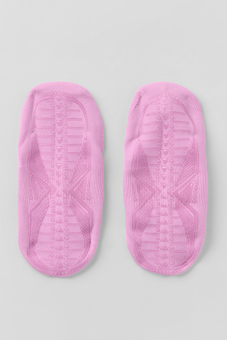 Women's Pivot Barre Sock - Candy Heart Pink--2