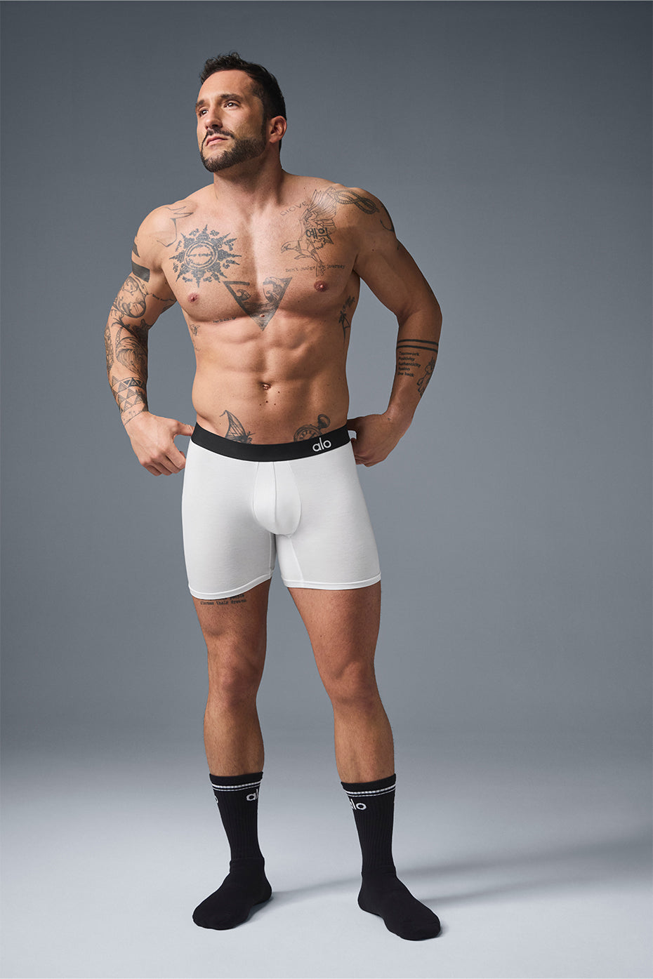 Day and Night Boxer - White--5