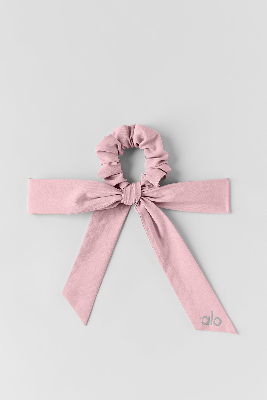 Love Knots Tie Scrunchie - Vintage Pink--1