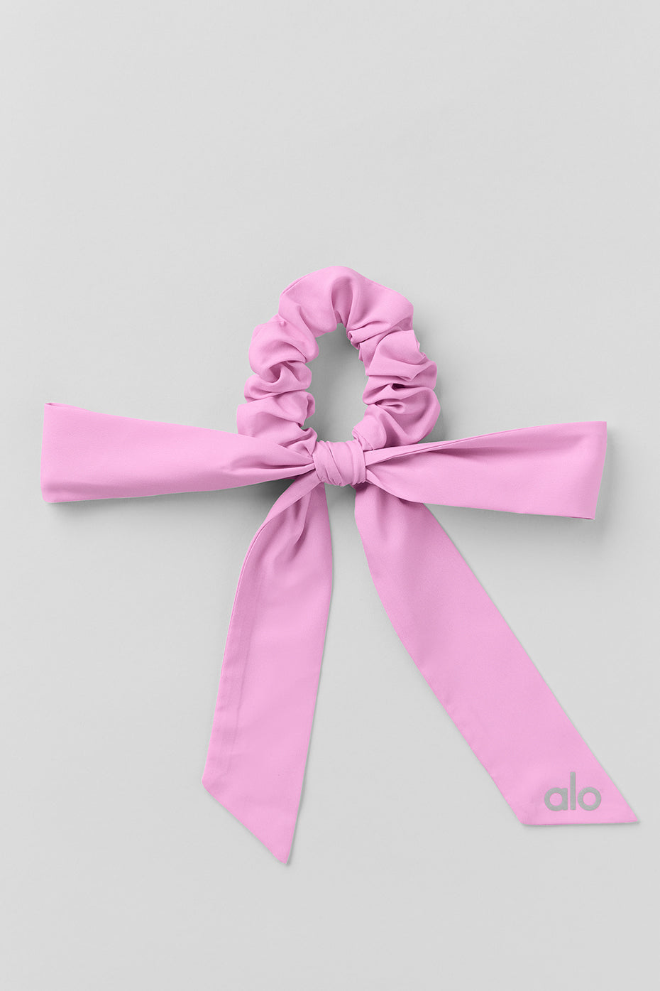 Love Knots Tie Scrunchie - Candy Heart Pink--0