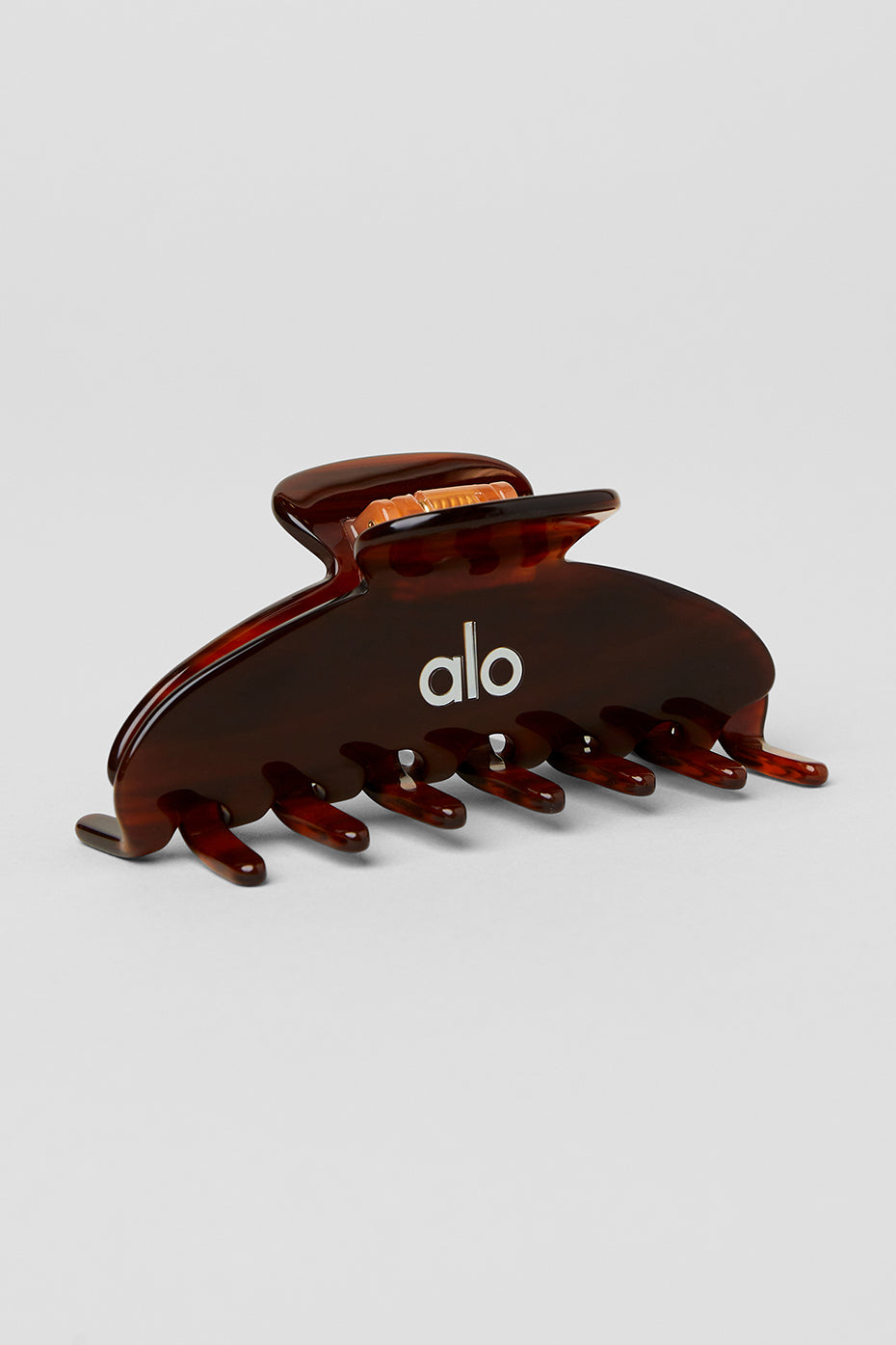 90's Claw Clip - Brown Tortoise--0