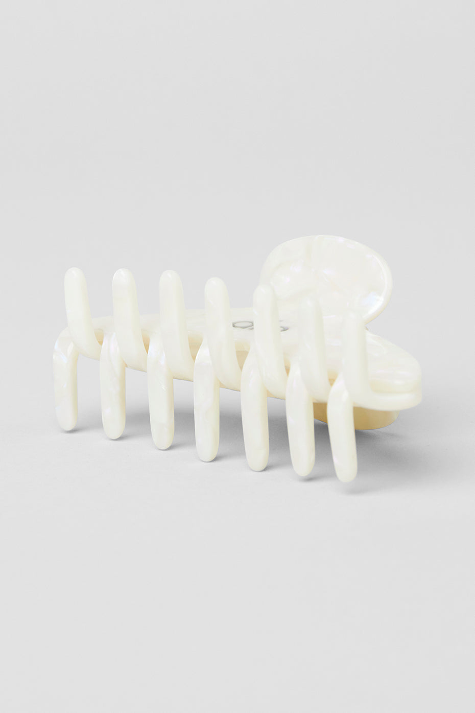 90's Claw Clip - White Pearl--2