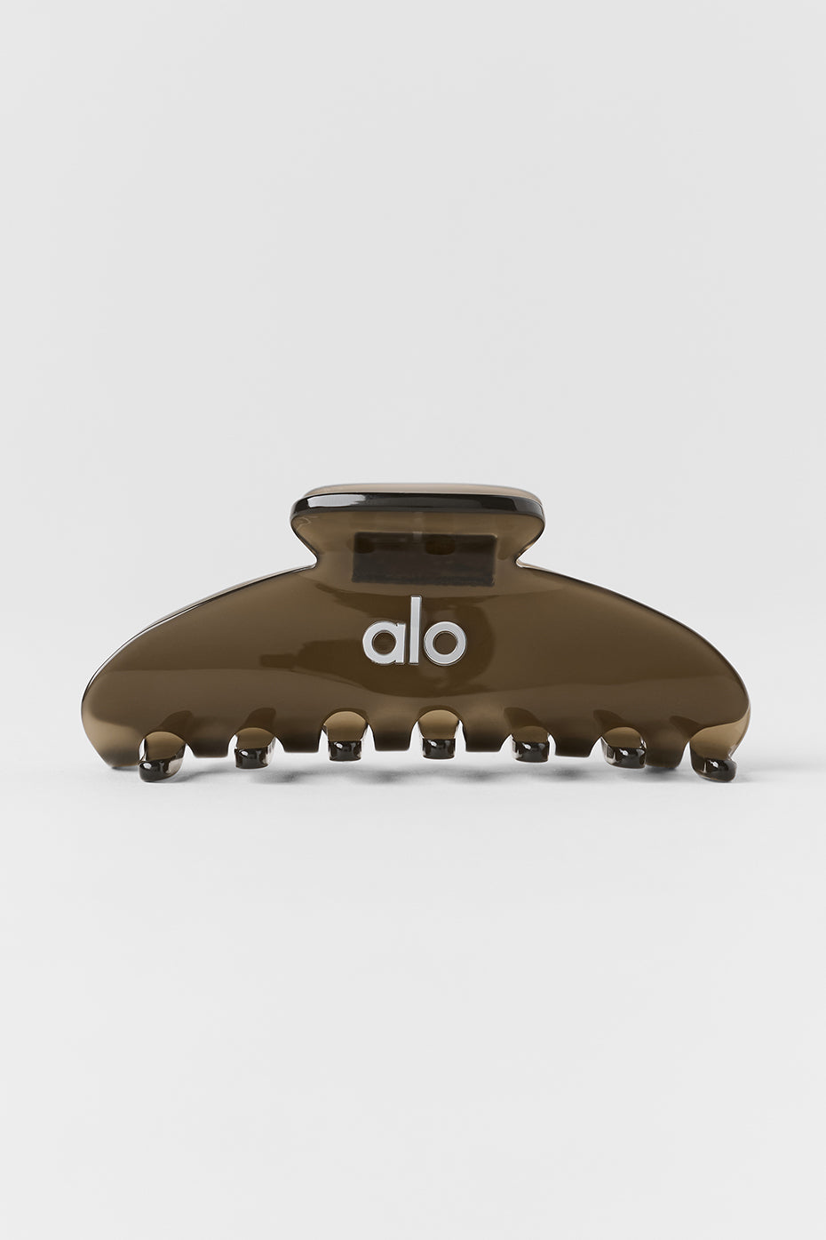 90's Claw Clip - Olive Tree Clear--1
