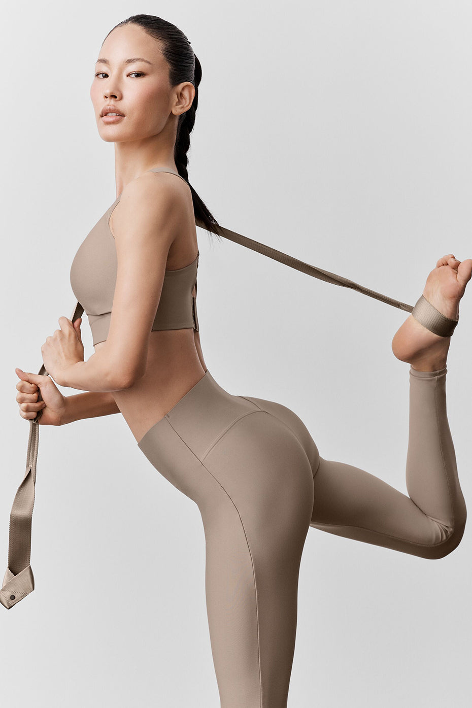 Yoga Strap - Gravel--1