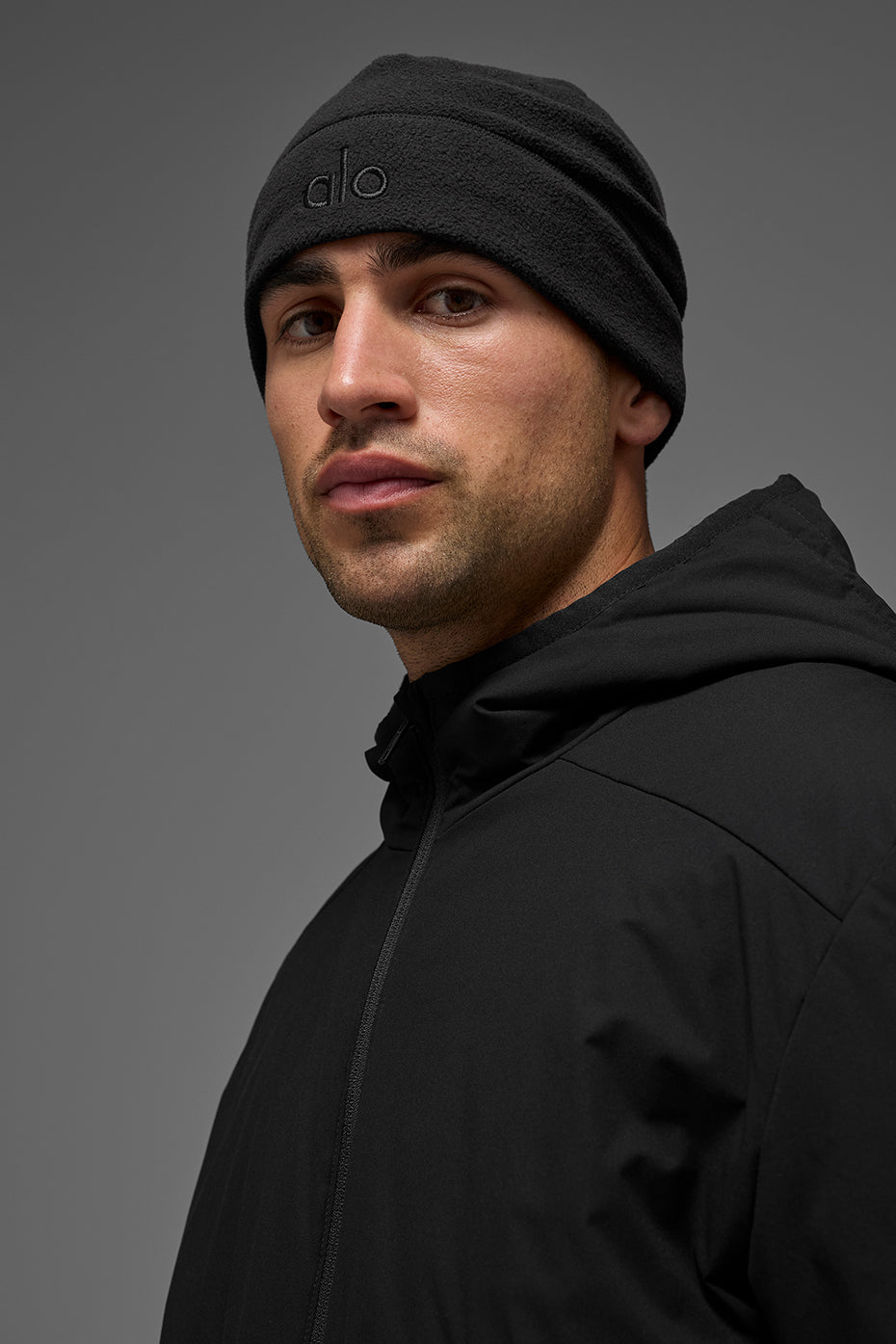 Performance Fleece Beanie - Black/Black--0