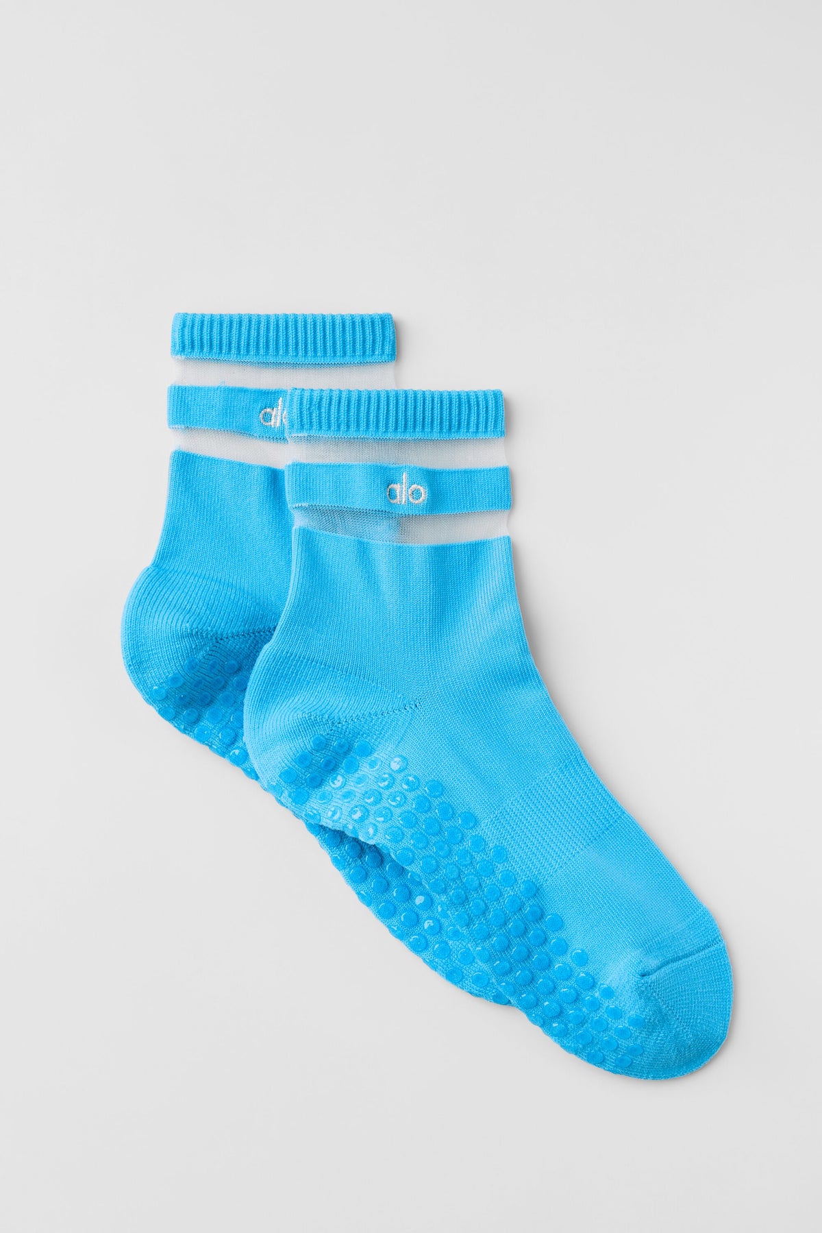 Women's Pulse Grip Sock - Azure Blue--0