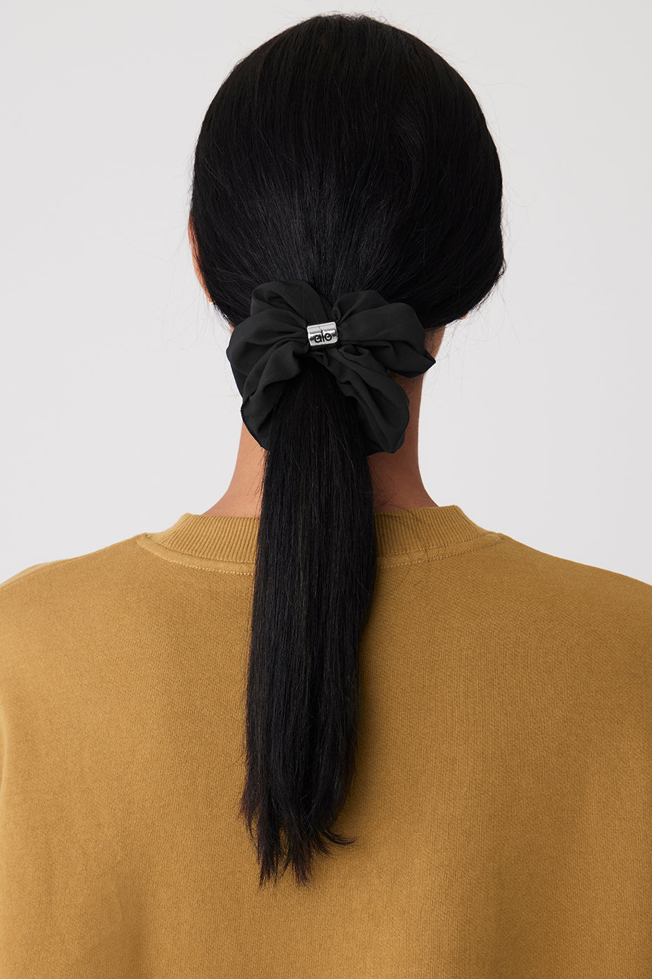 Bead It Oversized Scrunchie - Black--2