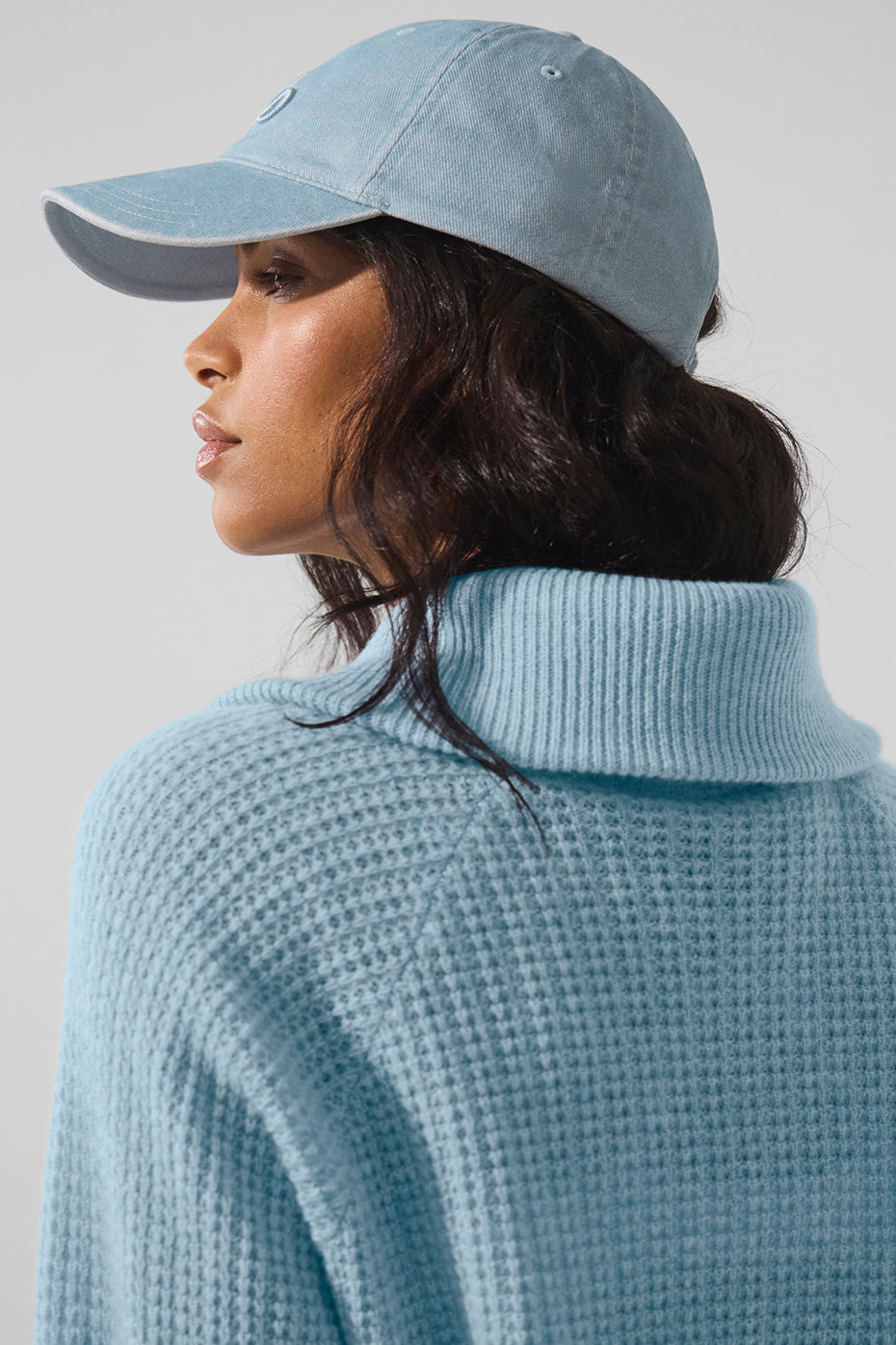Washed Off-Duty Cap - Light Denim--2
