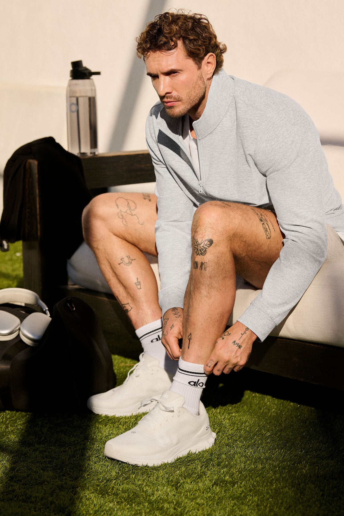 ALO Runner (Unisex) - White/White--5