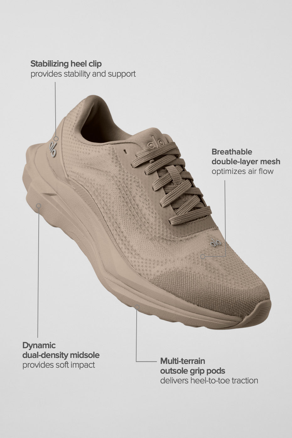 ALO Runner (Unisex) - Gravel--1
