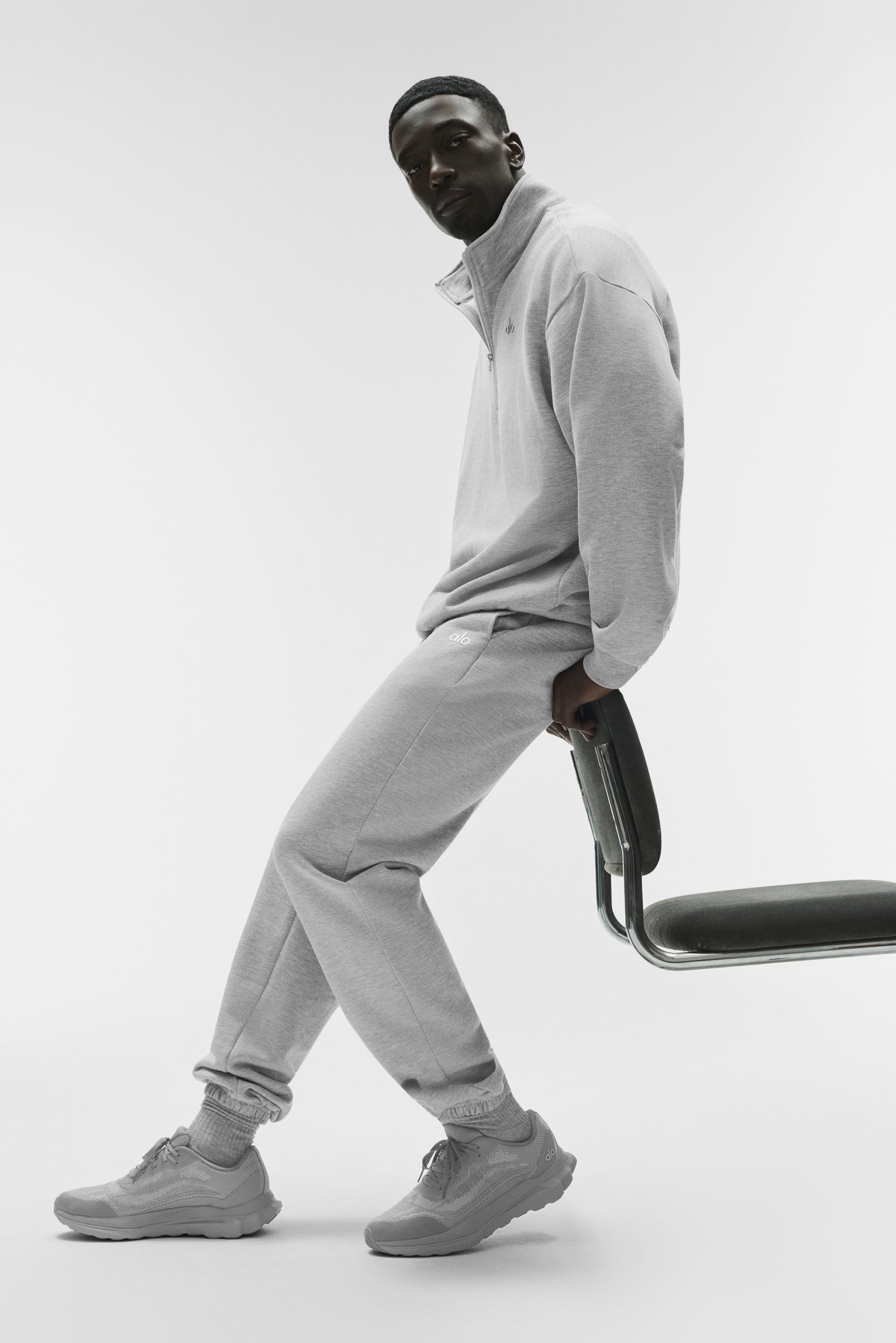 ALO Runner (Unisex) - Grey/Grey--5