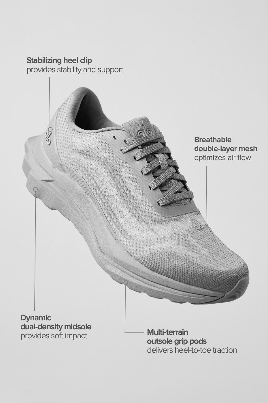 ALO Runner (Unisex) - Grey/Grey--1