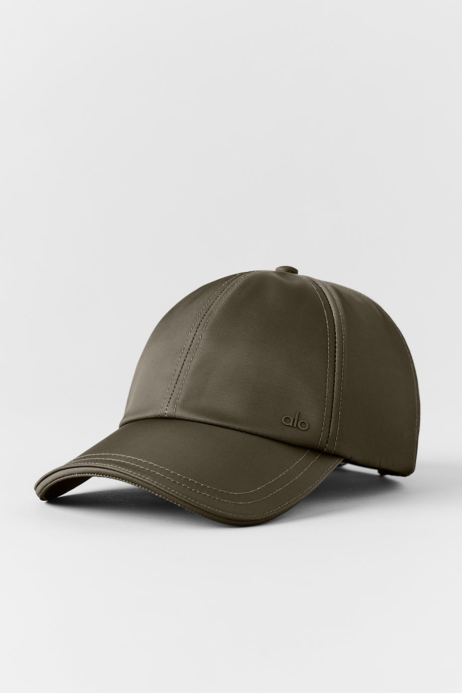 Satin Off-Duty Cap - Olive Tree--0