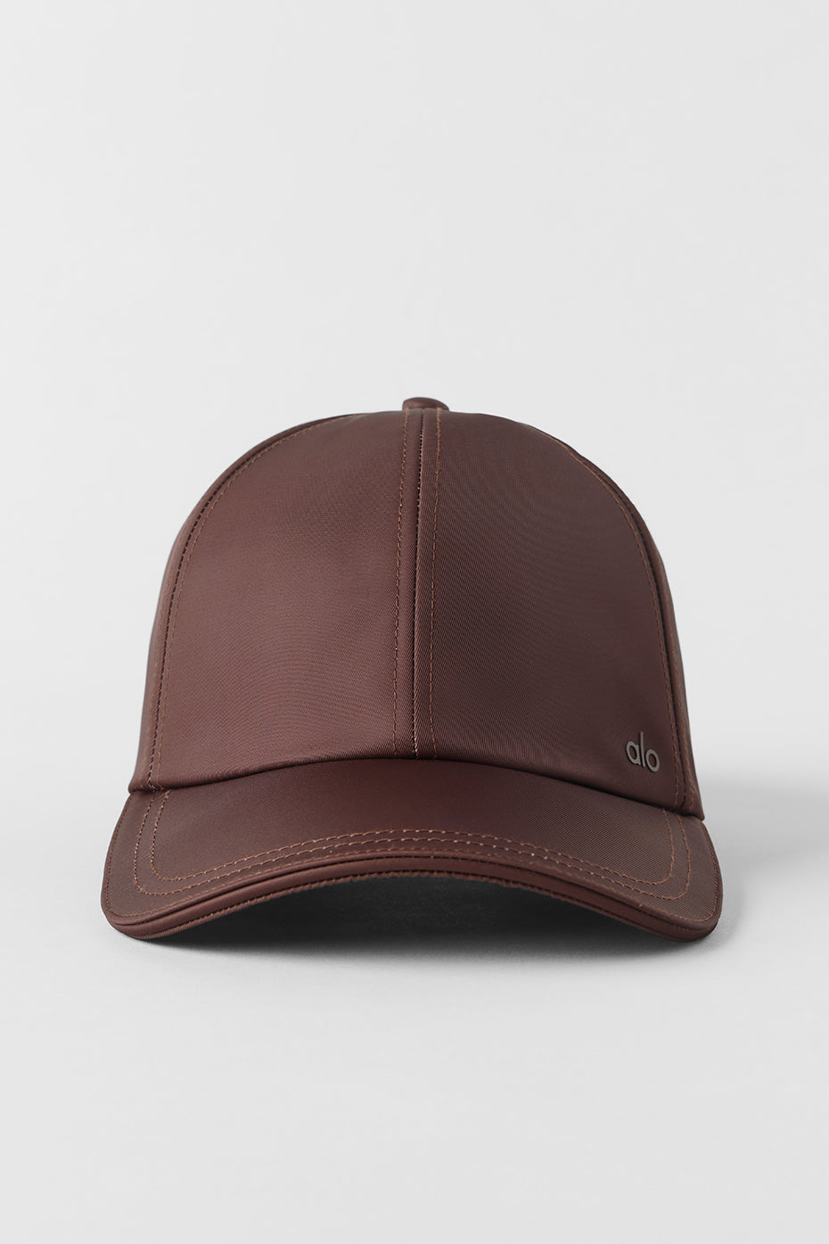 Satin Off-Duty Cap - Brownstone--2