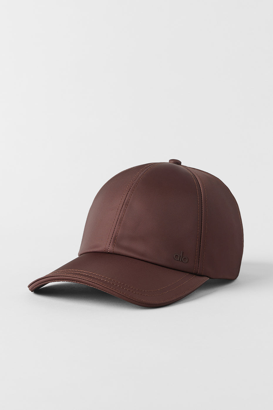 Satin Off-Duty Cap - Brownstone--0