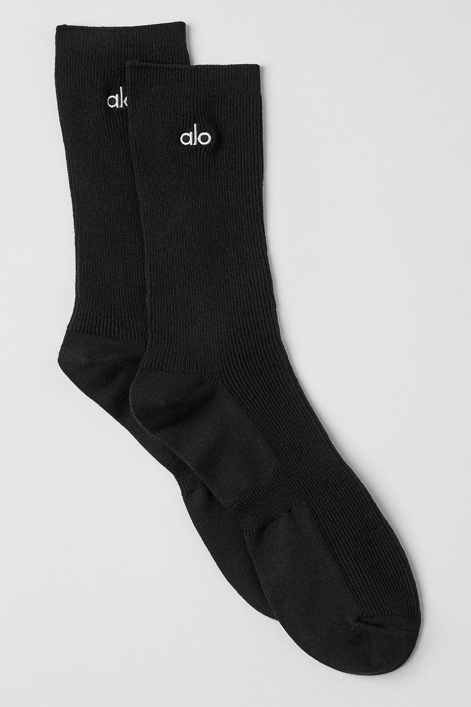 Unisex Half-Crew Understated Sock - Black--0