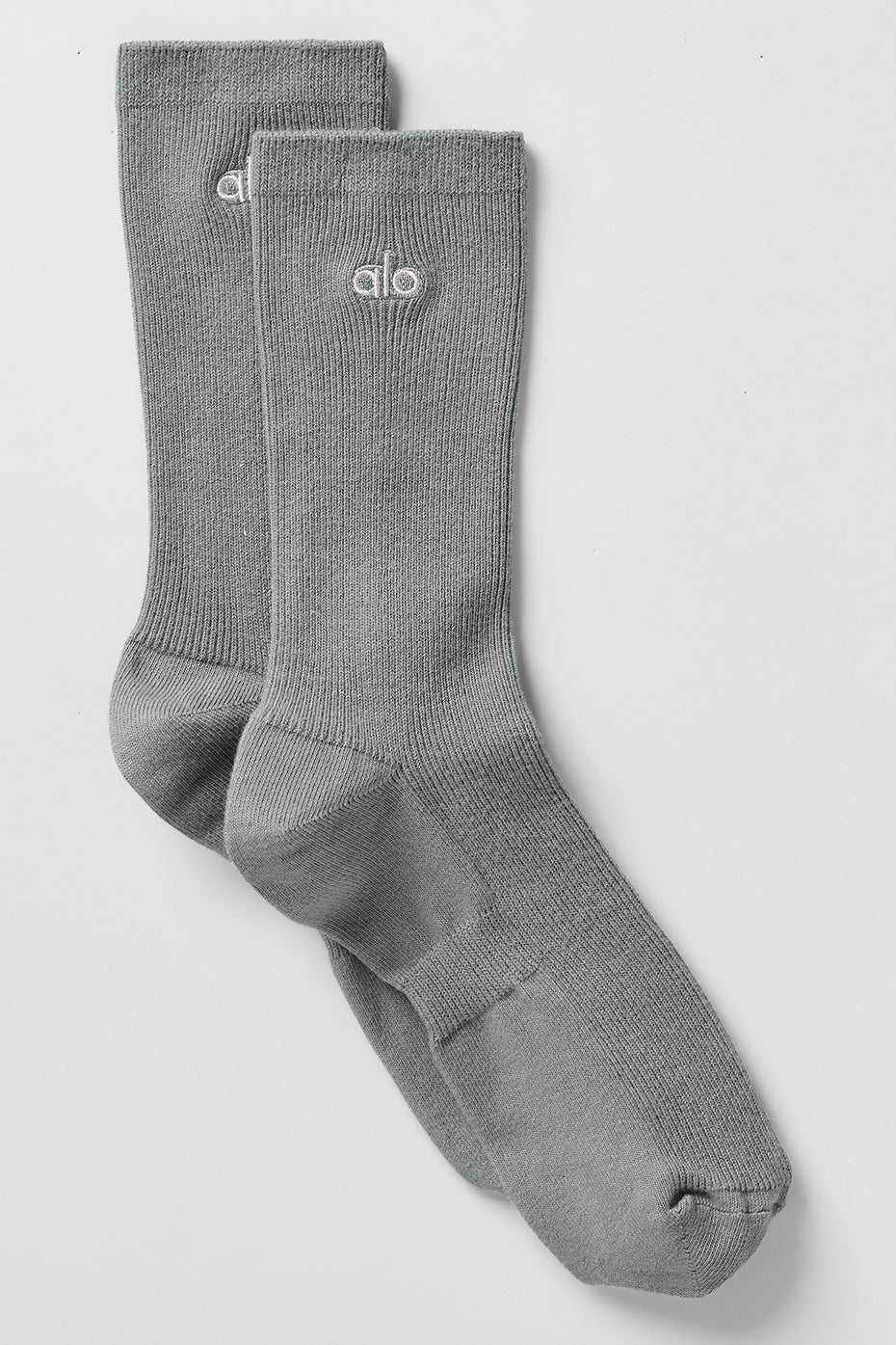 Unisex Half-Crew Understated Sock - Lunar Grey--0