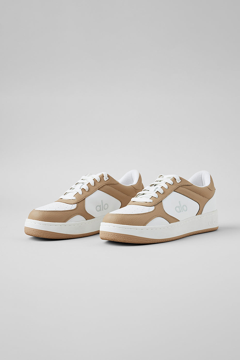 ALO Recovery Mode Sneaker (Unisex) - Gravel/White--3