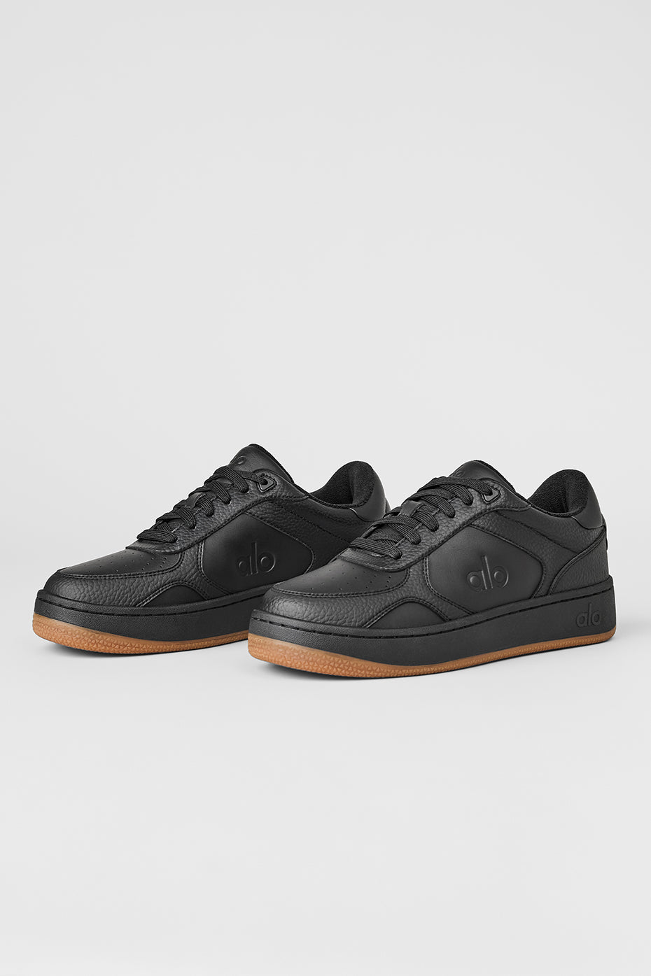 ALO Recovery Mode Sneaker (Unisex) - Black/Gum--3