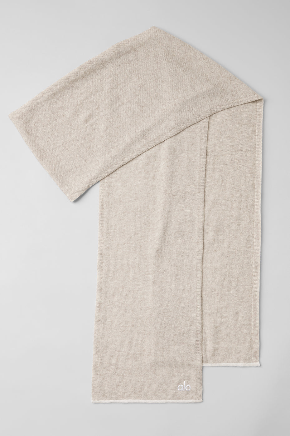 Cashmere Light Frosted Scarf - Winter Latte/Ivory--2
