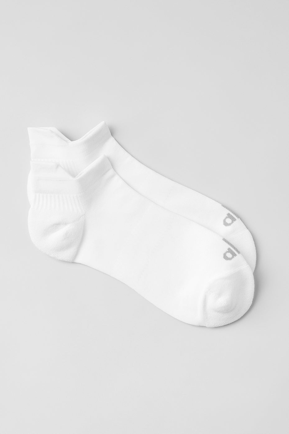 Unisex Performance Tab Sock - White/Titanium--0