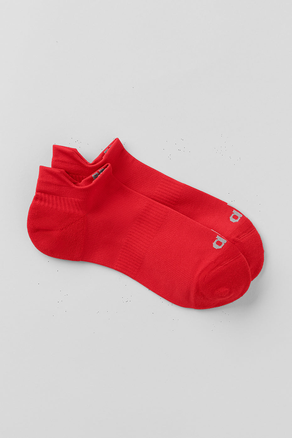 Unisex Performance Tab Sock - Bright Red--0