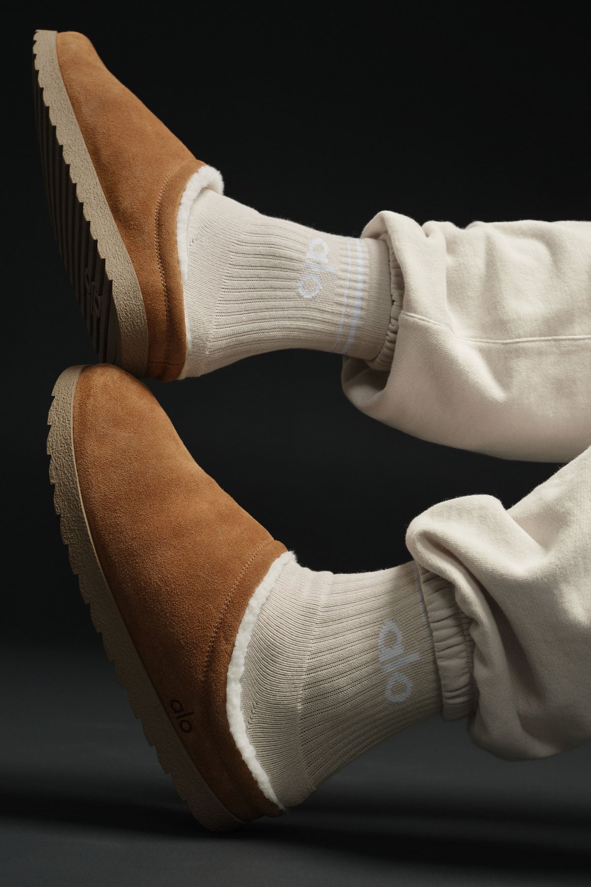 Recovery Slipper (Unisex) - Saddle/Ivory--5