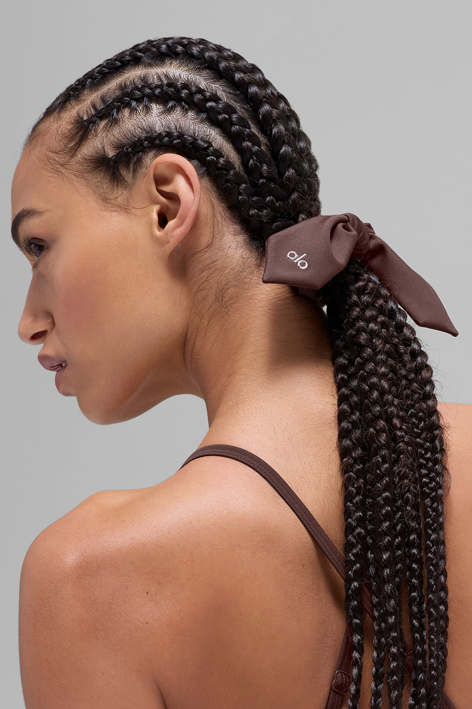 Airlift Rhythm Scrunchie - Brownstone--1