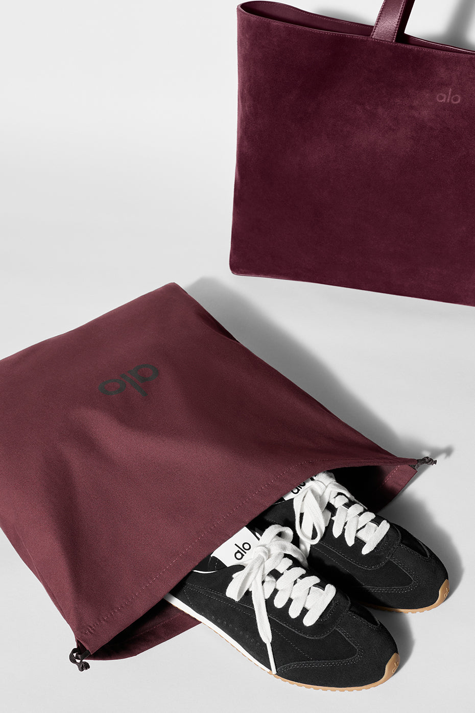 ALO Tranquility Tote - Bordeaux Suede--6