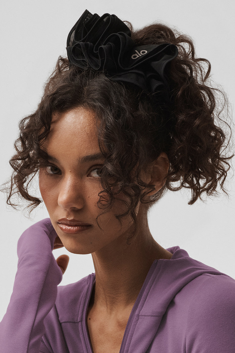 Mesh Sweet Nothing Oversize Scrunchie - Black--0