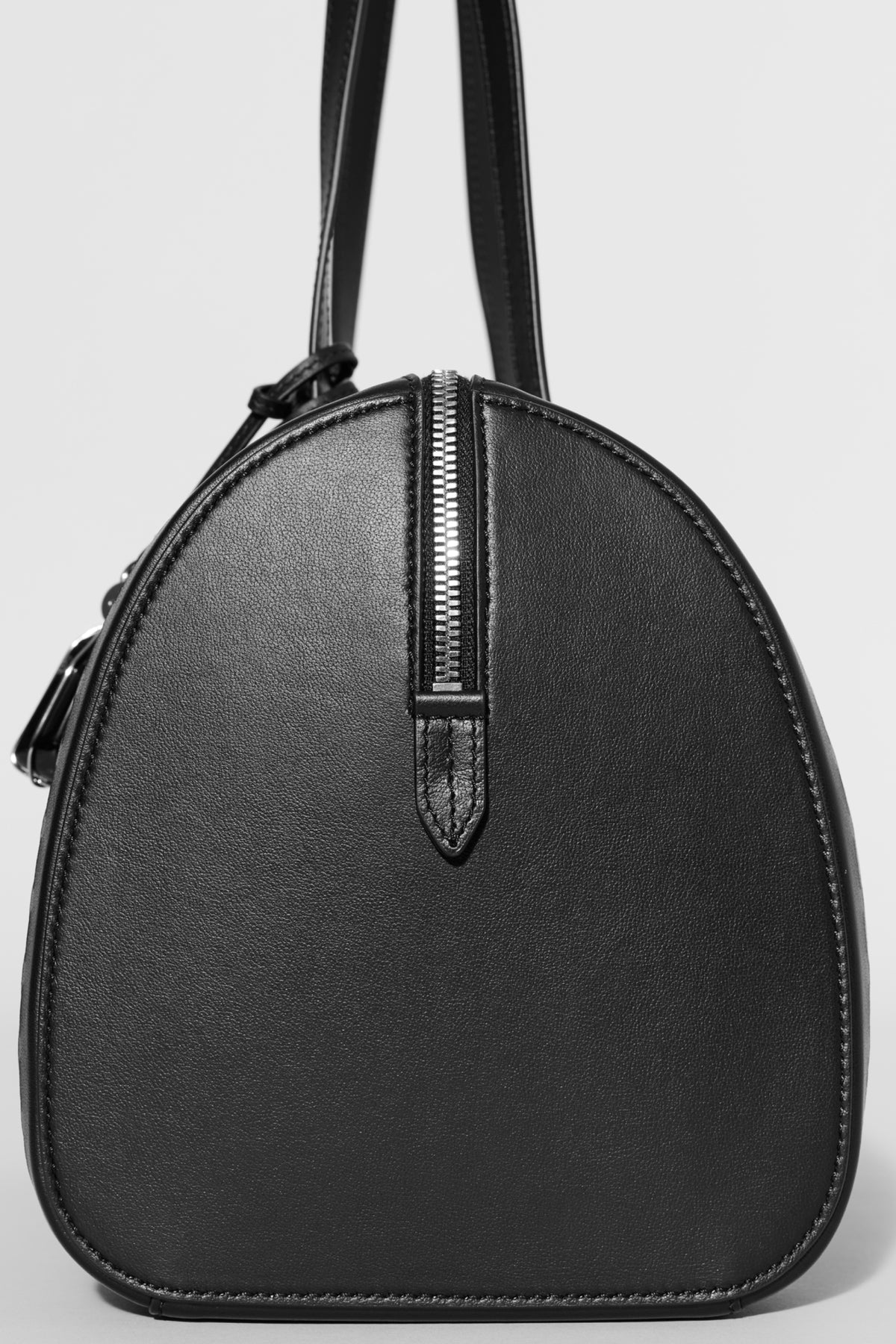 ALO Leather Mesh Shoulder Voyage - Black Leather Mesh--5