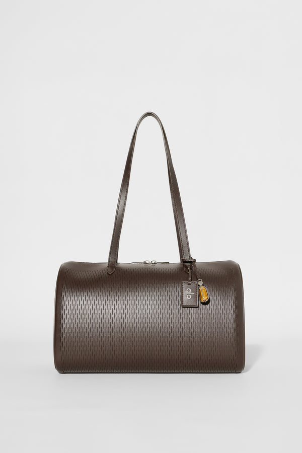 ALO Leather Mesh Shoulder Voyage - Espresso Leather Mesh