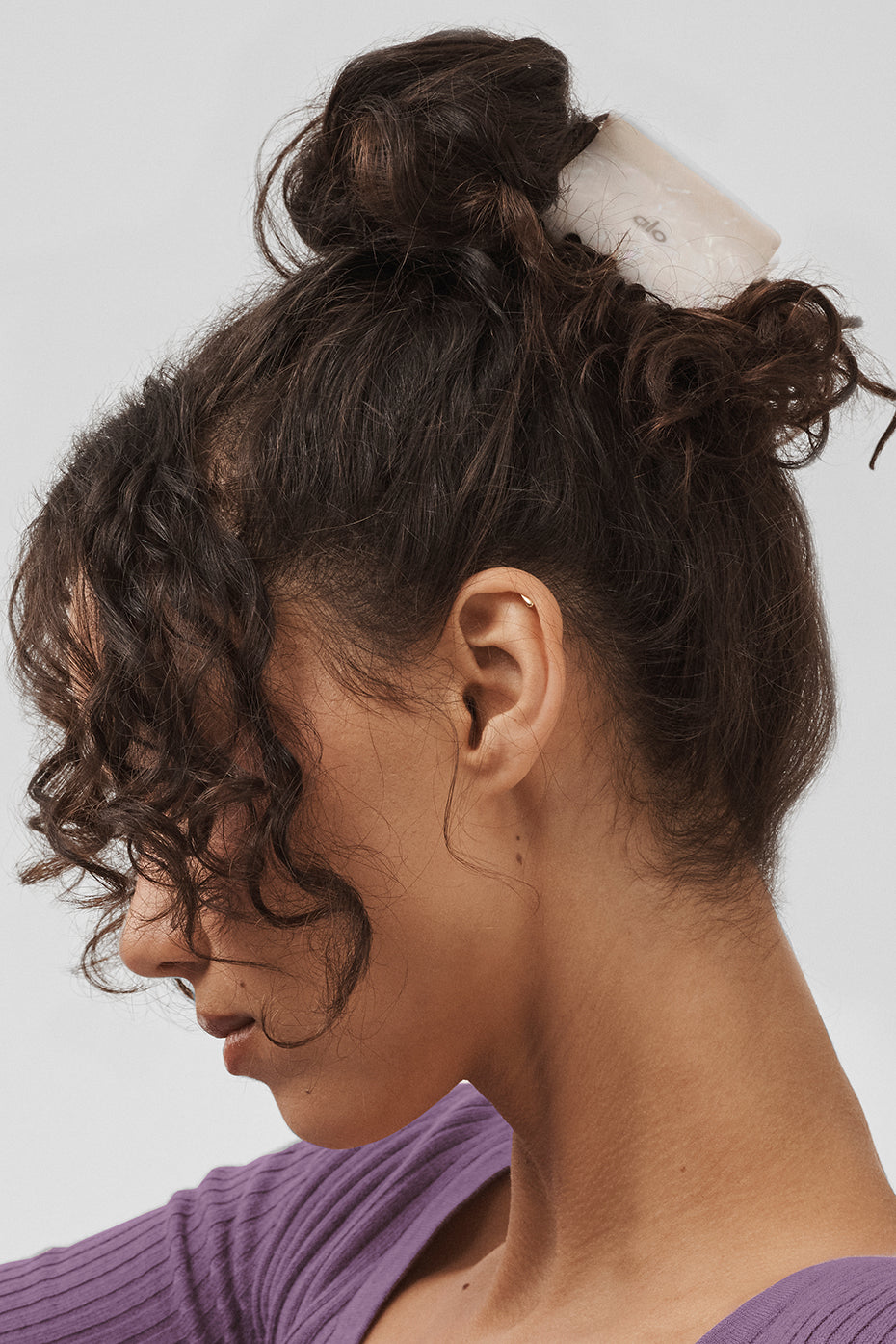Effortless Claw Clip - White Pearl--0