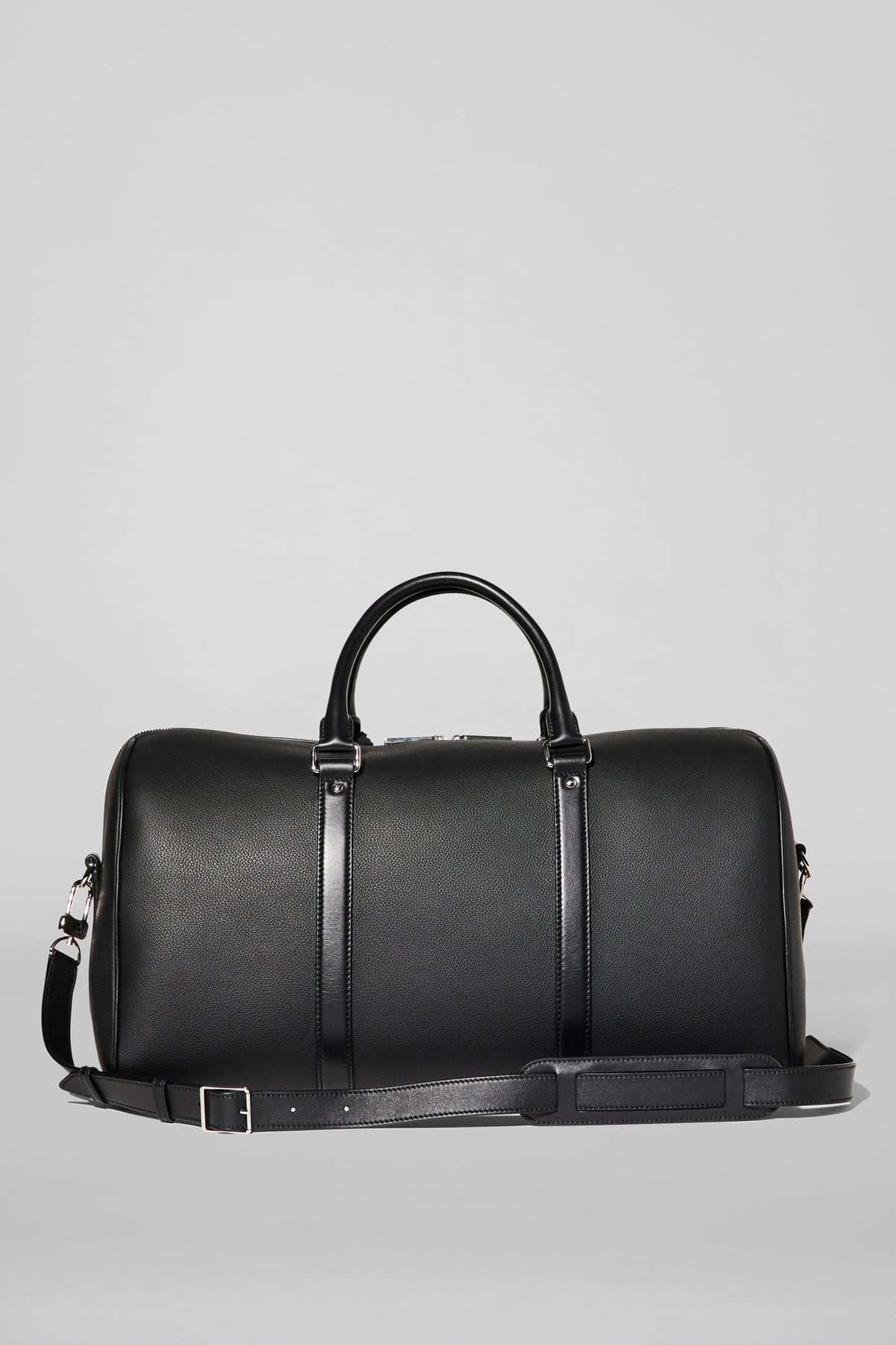ALO Voyage Duffle - Black Leather--1