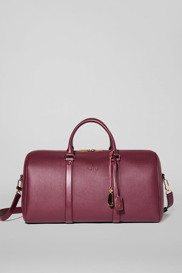 ALO Voyage Duffle - Bordeaux Leather