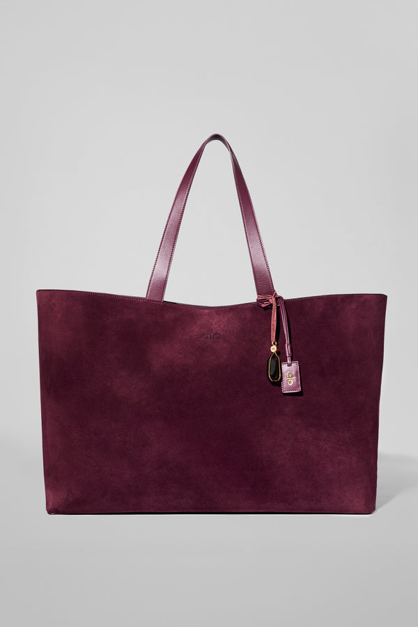ALO Tranquility Tote - Bordeaux Suede
