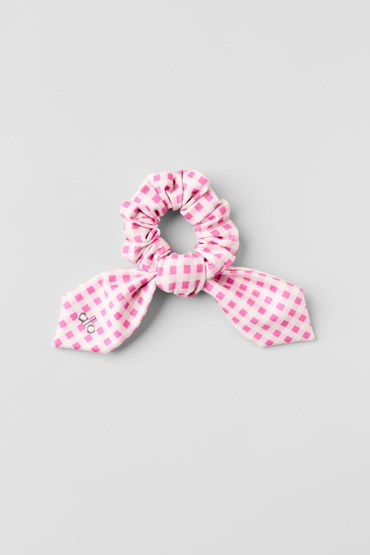 Airlift Gingham Rhythm Scrunchie - Paradise Pink Gingham--1