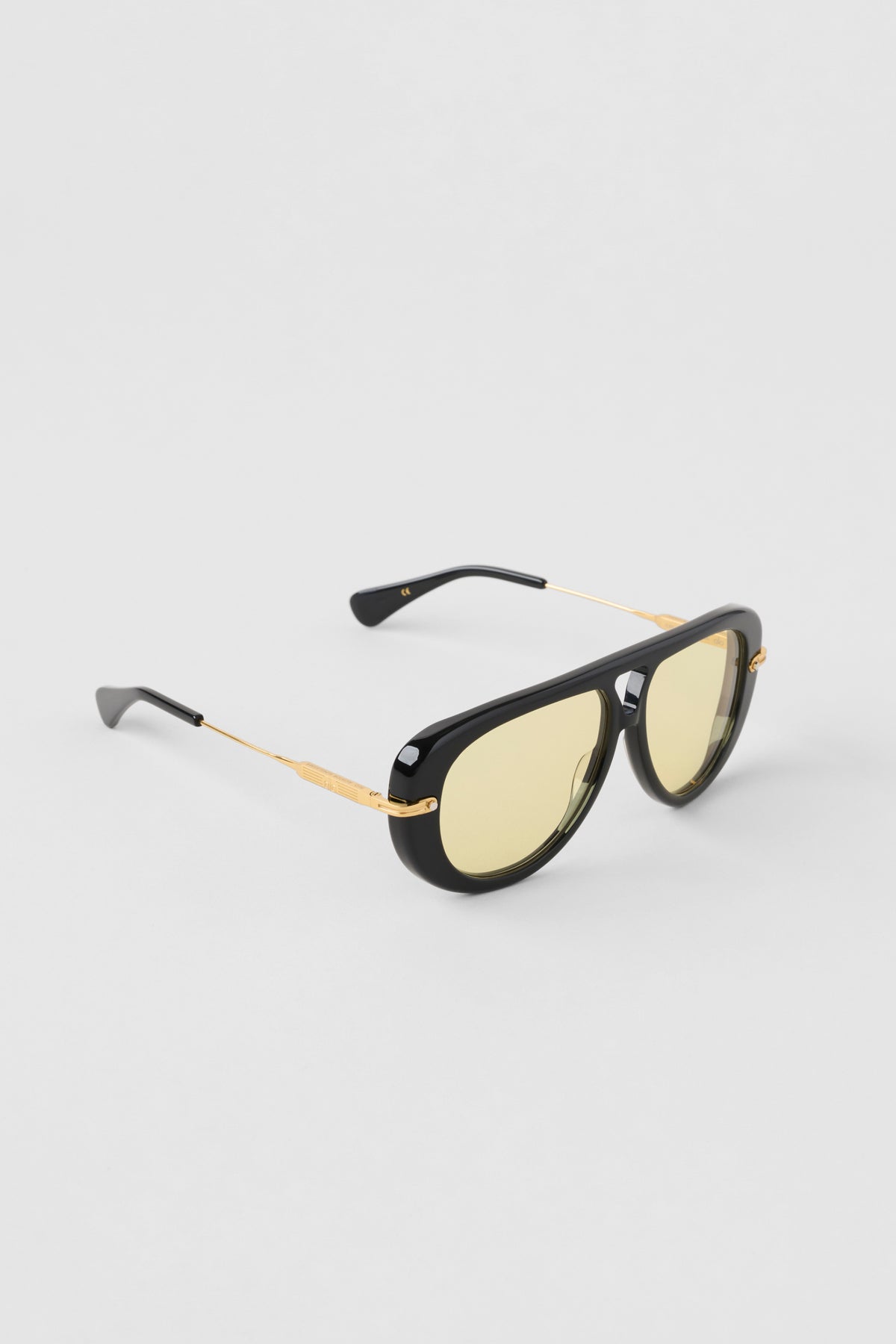 ALO Aviator Sunglasses - Black/Yellow--0