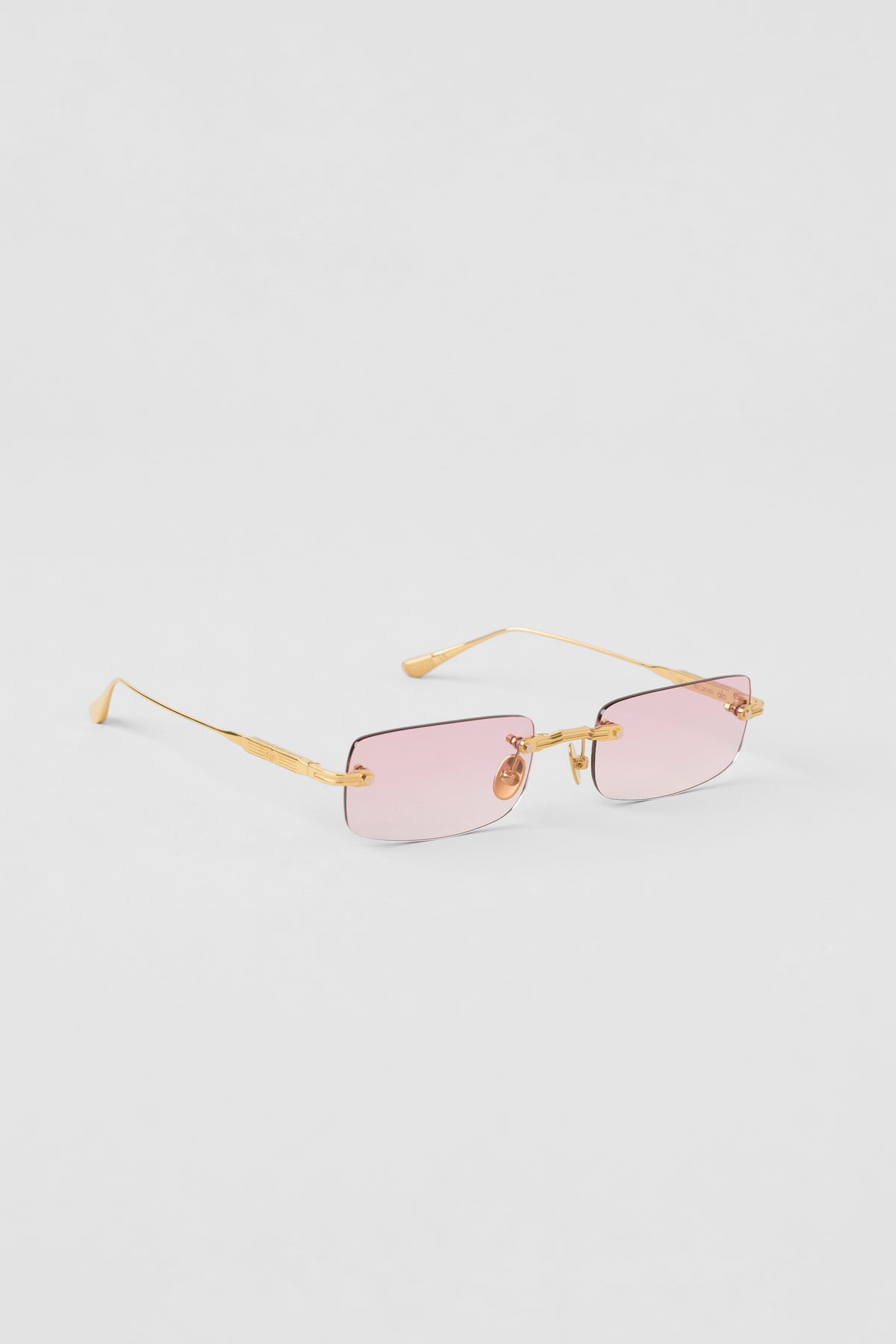 ALO Wire Frame Sunglasses - Gold/Pink Gradient--0