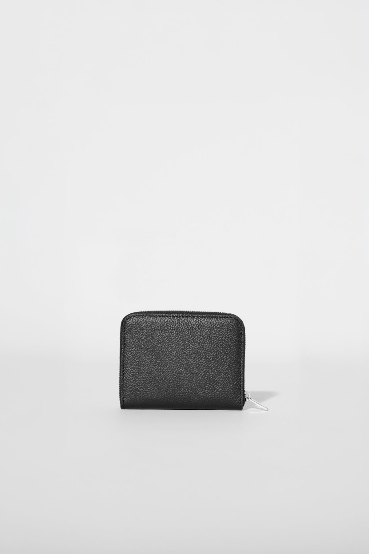 Zip Around Wallet - Black Leather--2