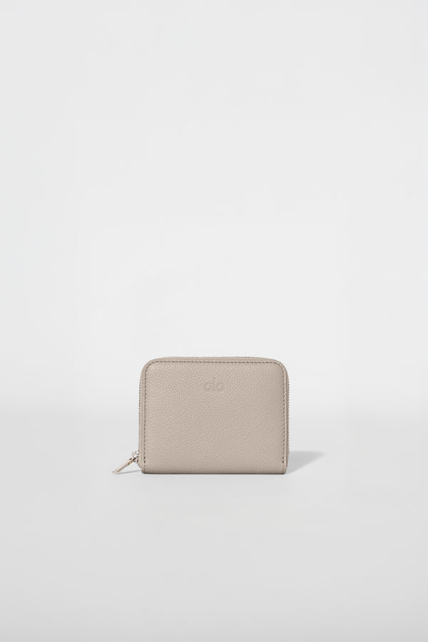 Zip Around Wallet - Gravel Leather