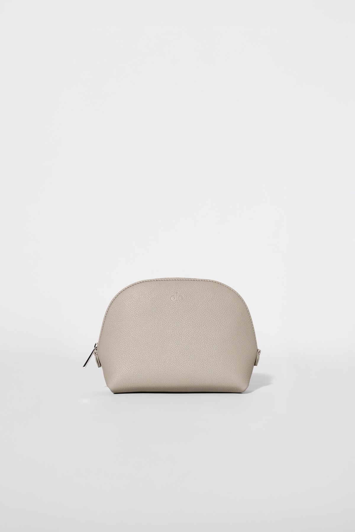 Small Crescent Pouch - Gravel Leather--0