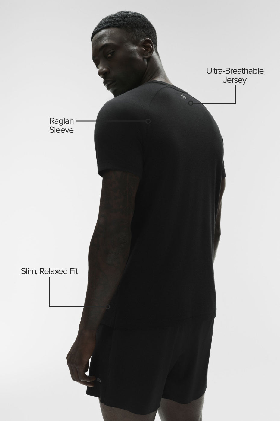 Triumph Raglan Tee - Black--1