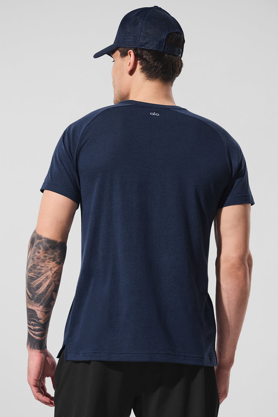 Triumph Raglan Tee - Navy--1