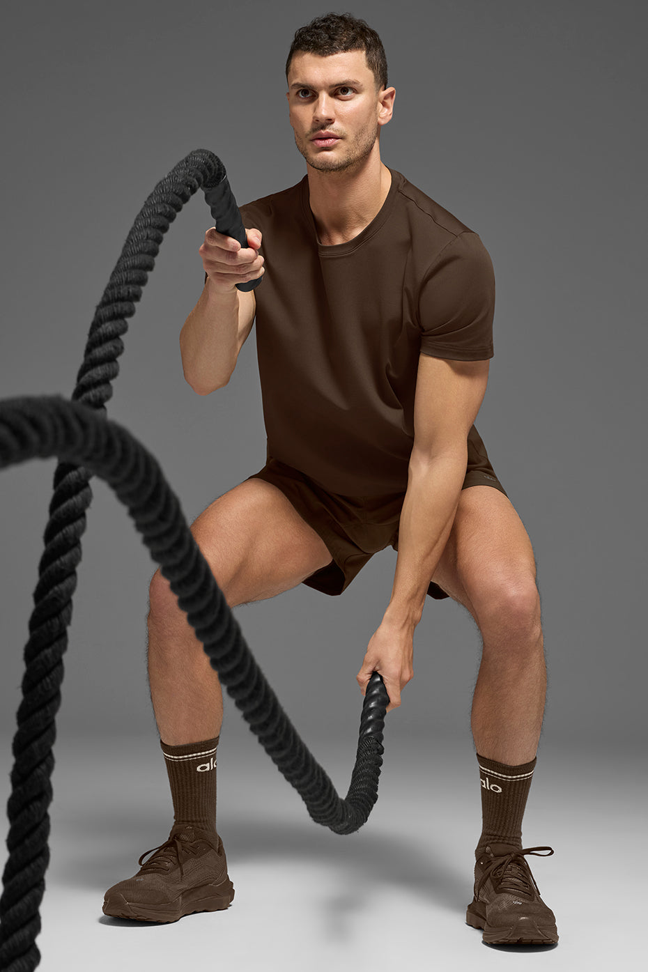 Conquer Reform Crewneck Short Sleeve - Espresso--5