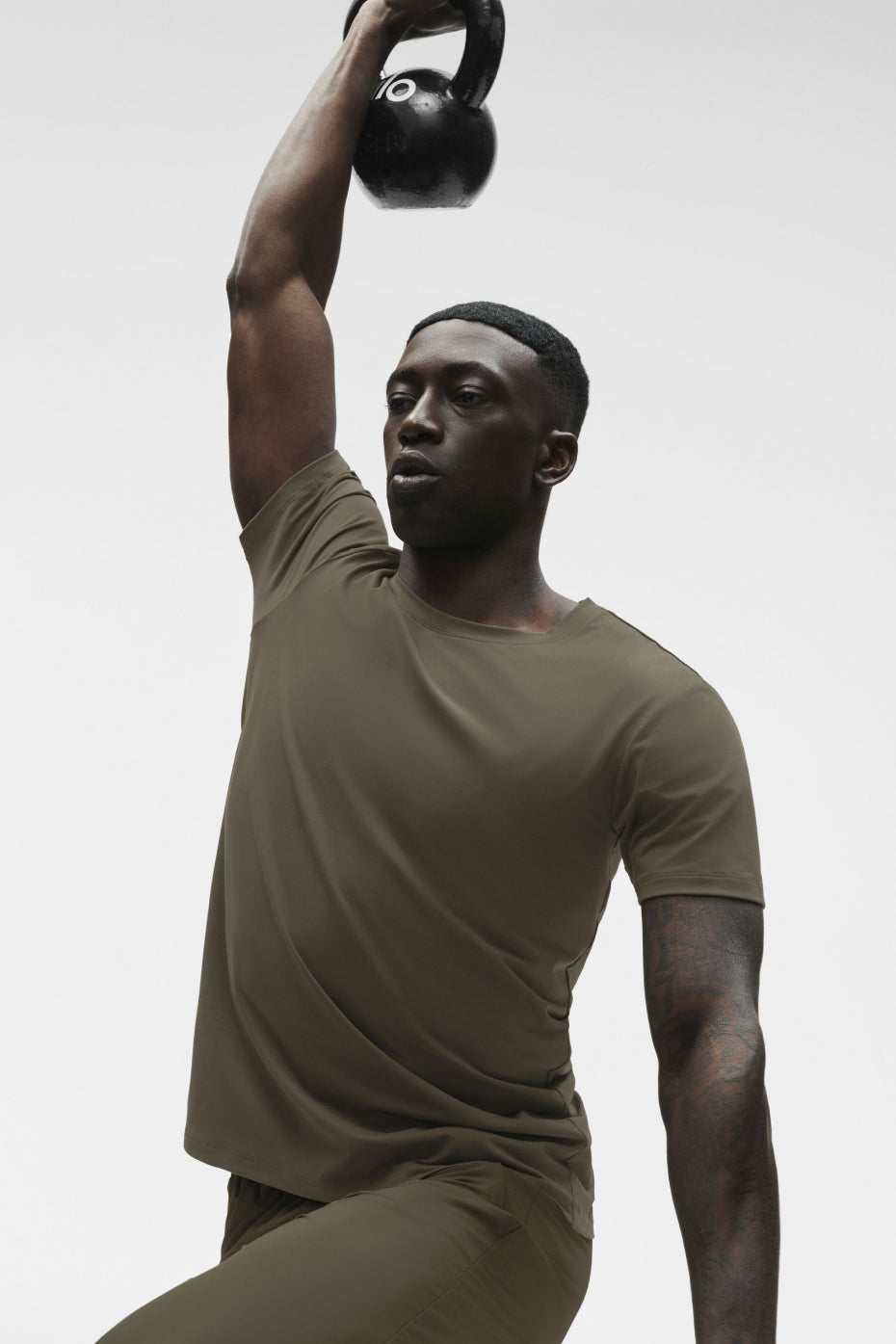 Conquer Reform Crewneck Short Sleeve - Olive Tree--3