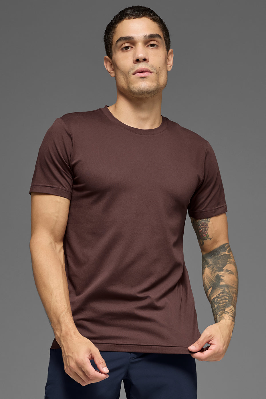 Conquer Reform Crewneck Short Sleeve - Brownstone--2