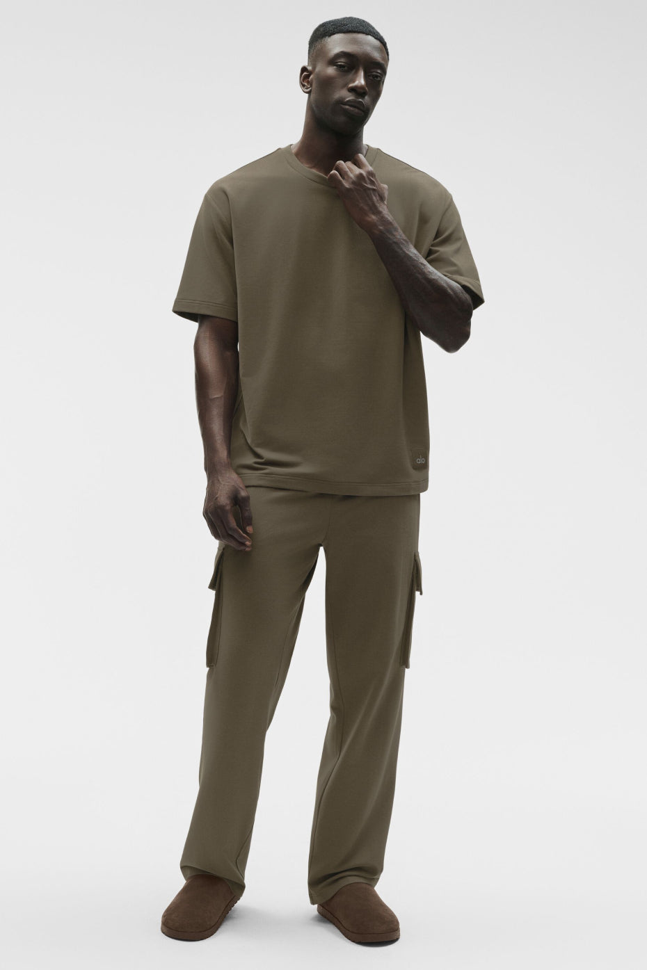 Double Take Short Sleeve - Olive Tree--4