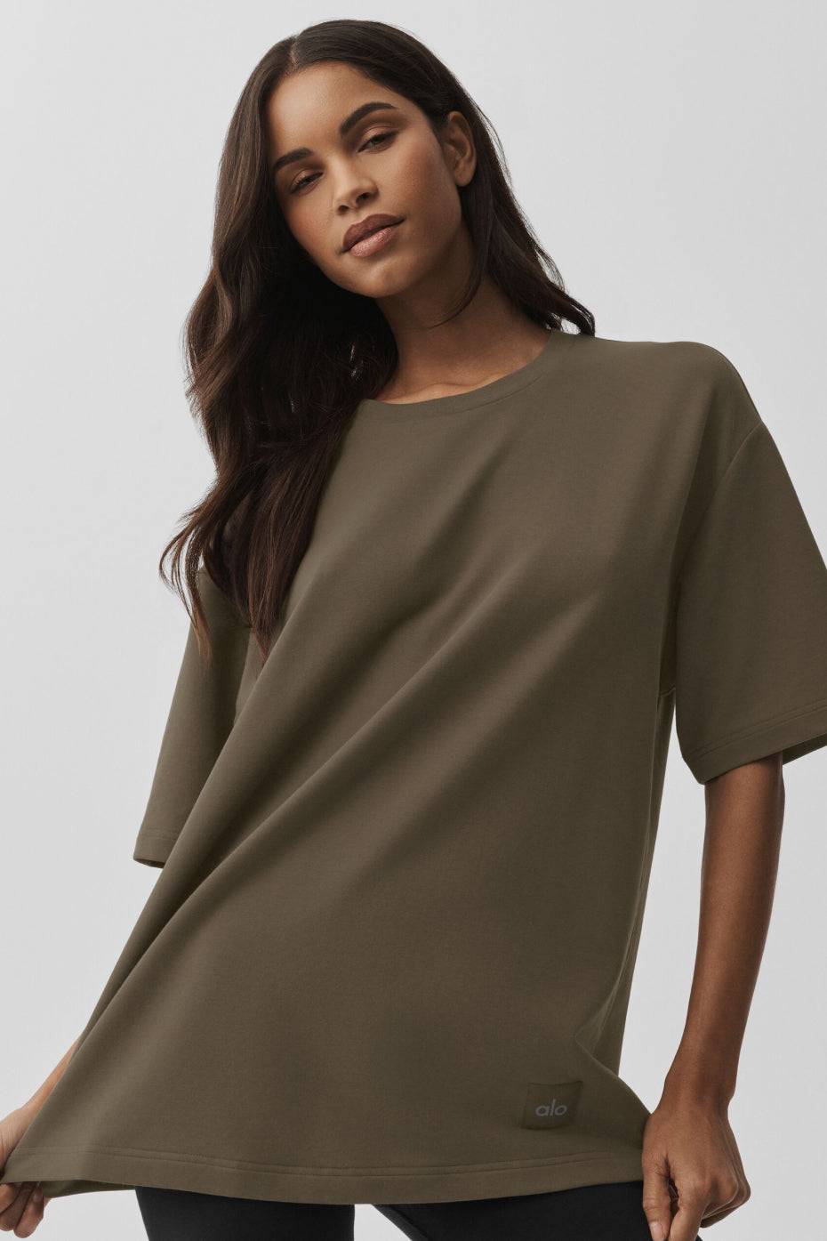 Double Take Short Sleeve - Olive Tree--2